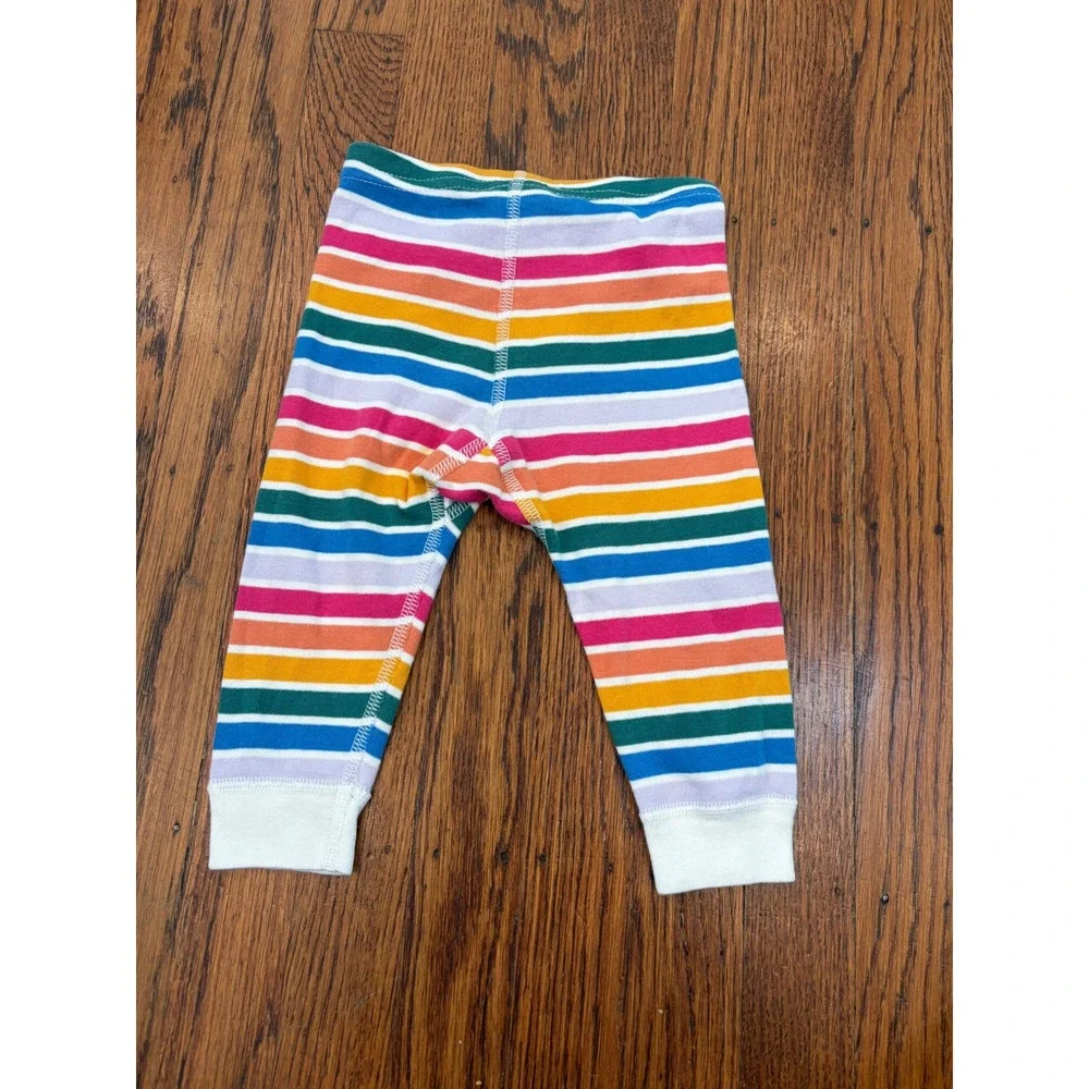Hanna Andersson Rainbow Stripe Organic Cotton Pants Kids 12-18 Months 75cm